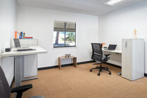 Guest office with a desk and computer