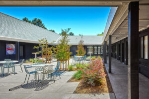 Courtyard of UCLCC Building 661