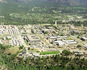 Arial view of Los Alamos National Laboratory
