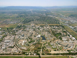 Arial view of Lawrence Livermore National Laboratory